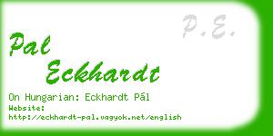 pal eckhardt business card